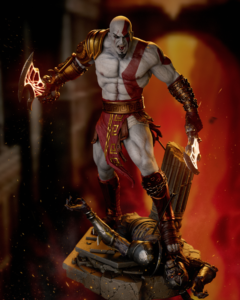 shadows & silk | 3d resin figure