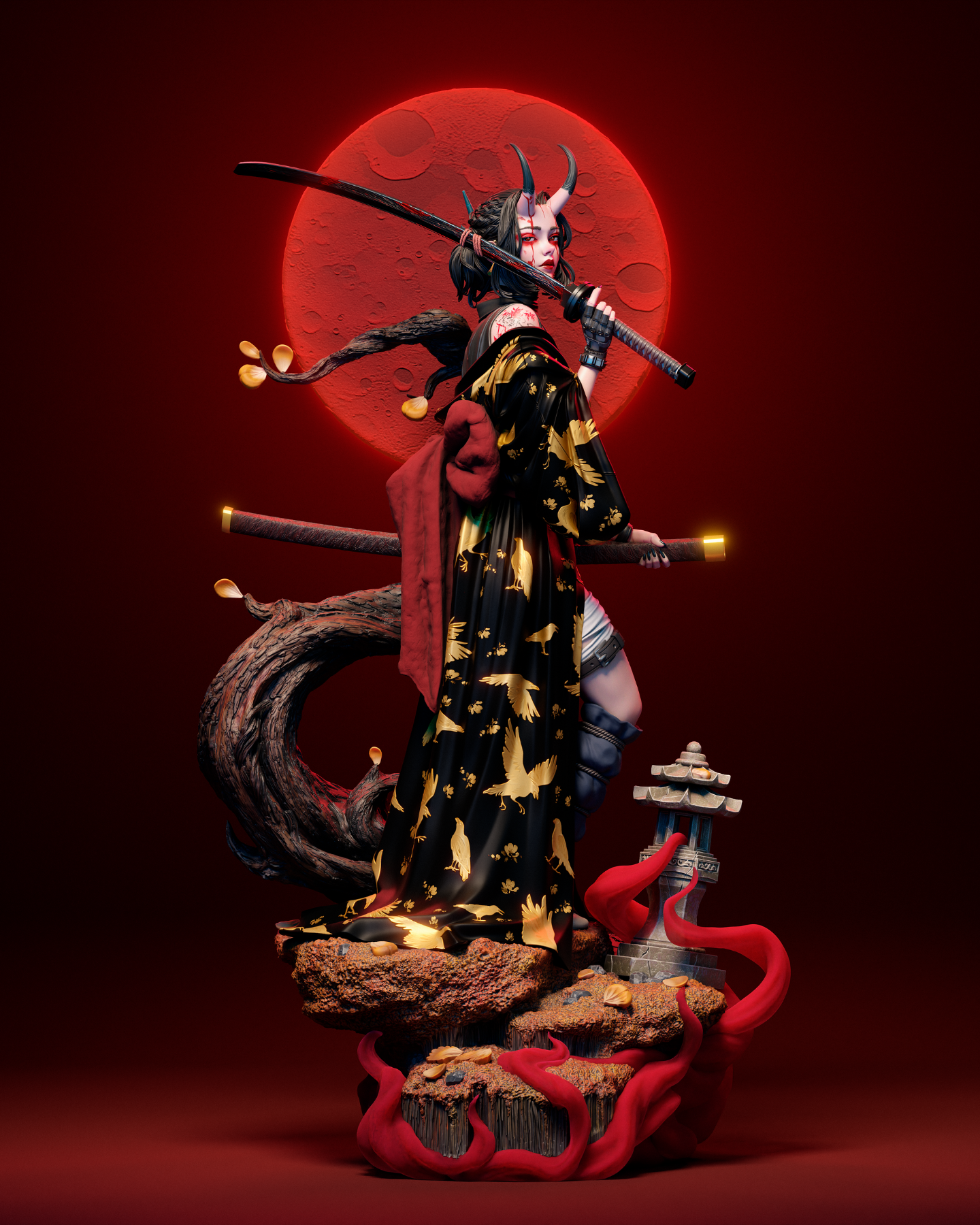 oni no hana | 3d resin figure oni no hana | 3d resin figure