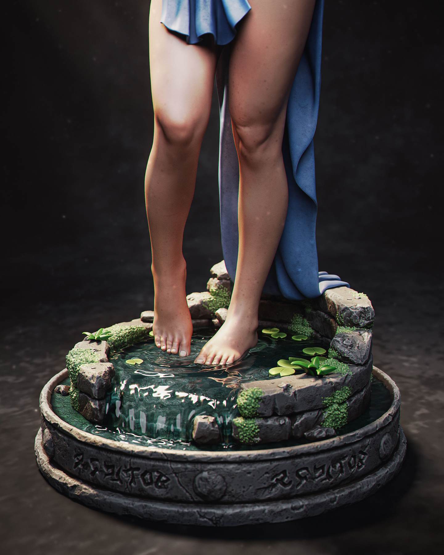 daughter of the sands | 3d resin figure daughter of the sands | 3d resin figure