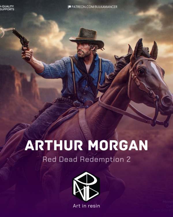 frontier outlaw | 3d resin figure