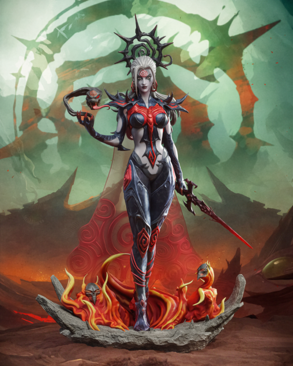 death's own daughter | 3d resin figure