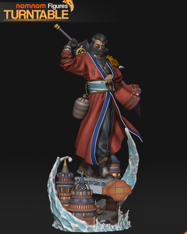 the one armed legend | 3d resin figure