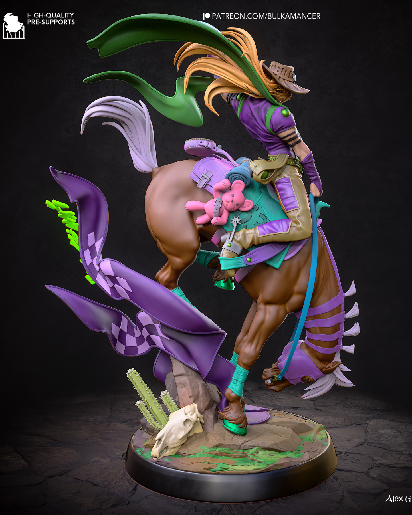 atcha cowboy | 3d resin figure atcha cowboy | 3d resin figure
