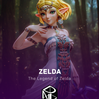 the blue trickster | 3d resin figure