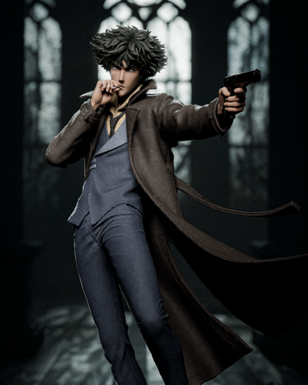 cigarette & kicks | 3d resin figure
