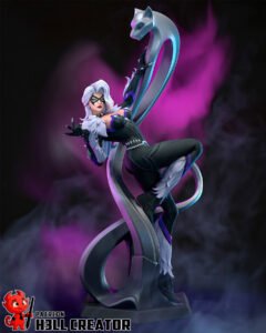 the cat burglar | 3d resin figure