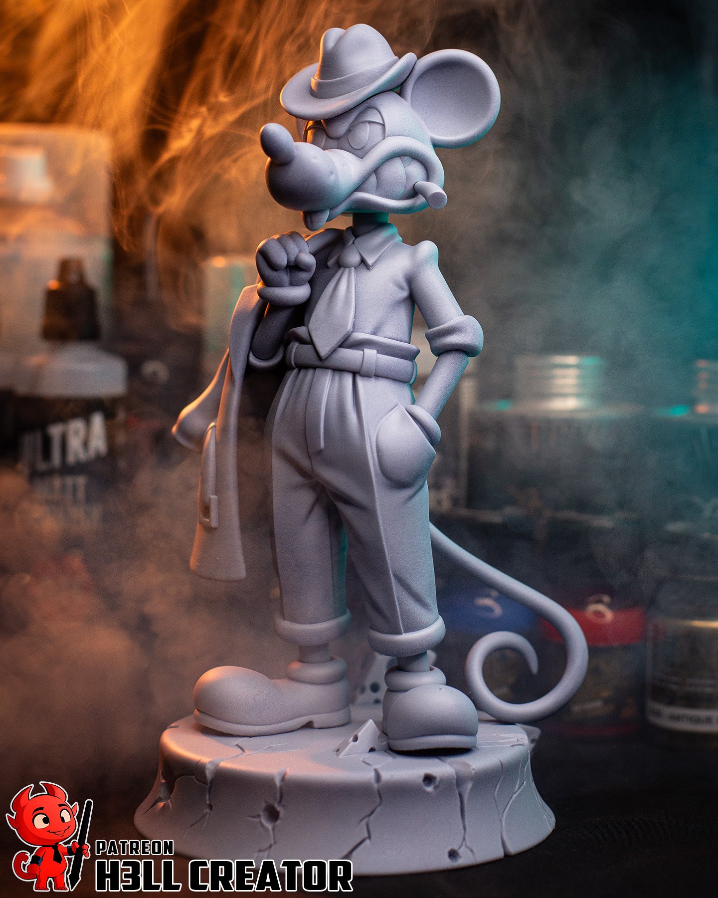 the blue trickster | 3d resin figure the blue trickster | 3d resin figure