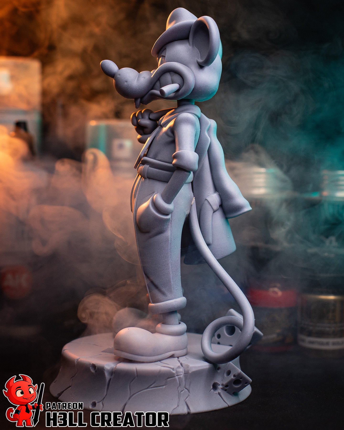 the blue trickster | 3d resin figure the blue trickster | 3d resin figure