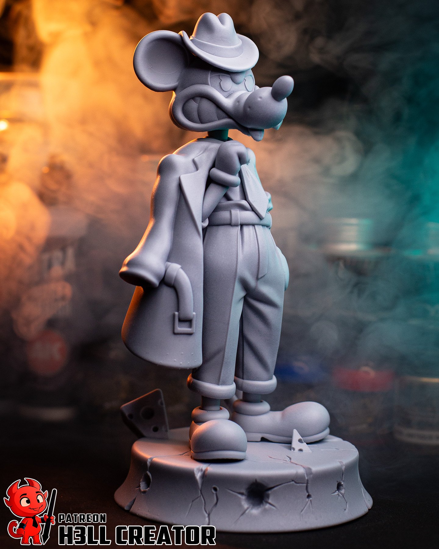 the blue trickster | 3d resin figure the blue trickster | 3d resin figure