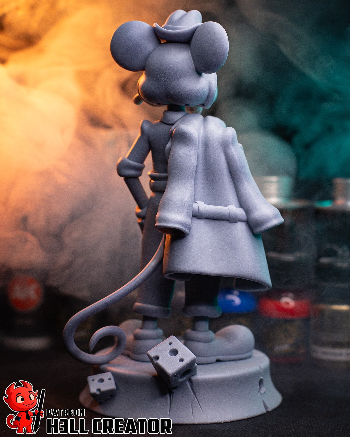 the blue trickster | 3d resin figure the blue trickster | 3d resin figure