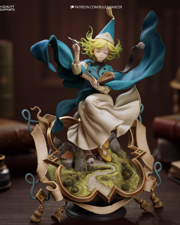 the glyph drawer | 3d resin figure