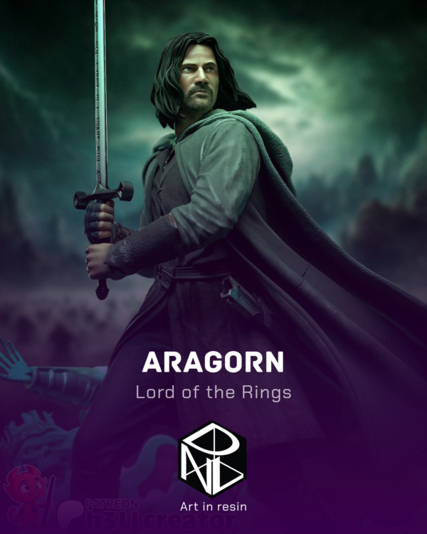 the heir of isildur | 3d resin figure