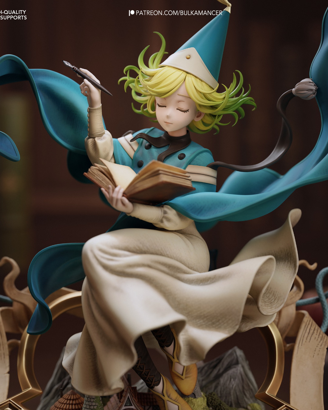 the glyph drawer | 3d resin figure