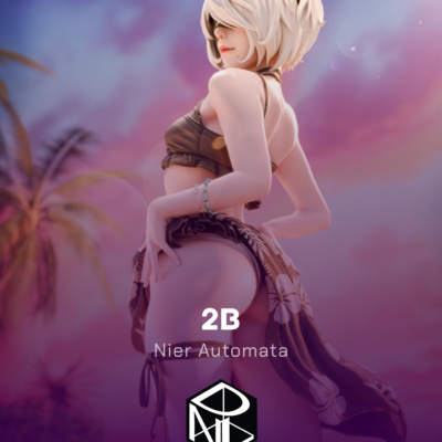 sandy silver | 3d resin figure