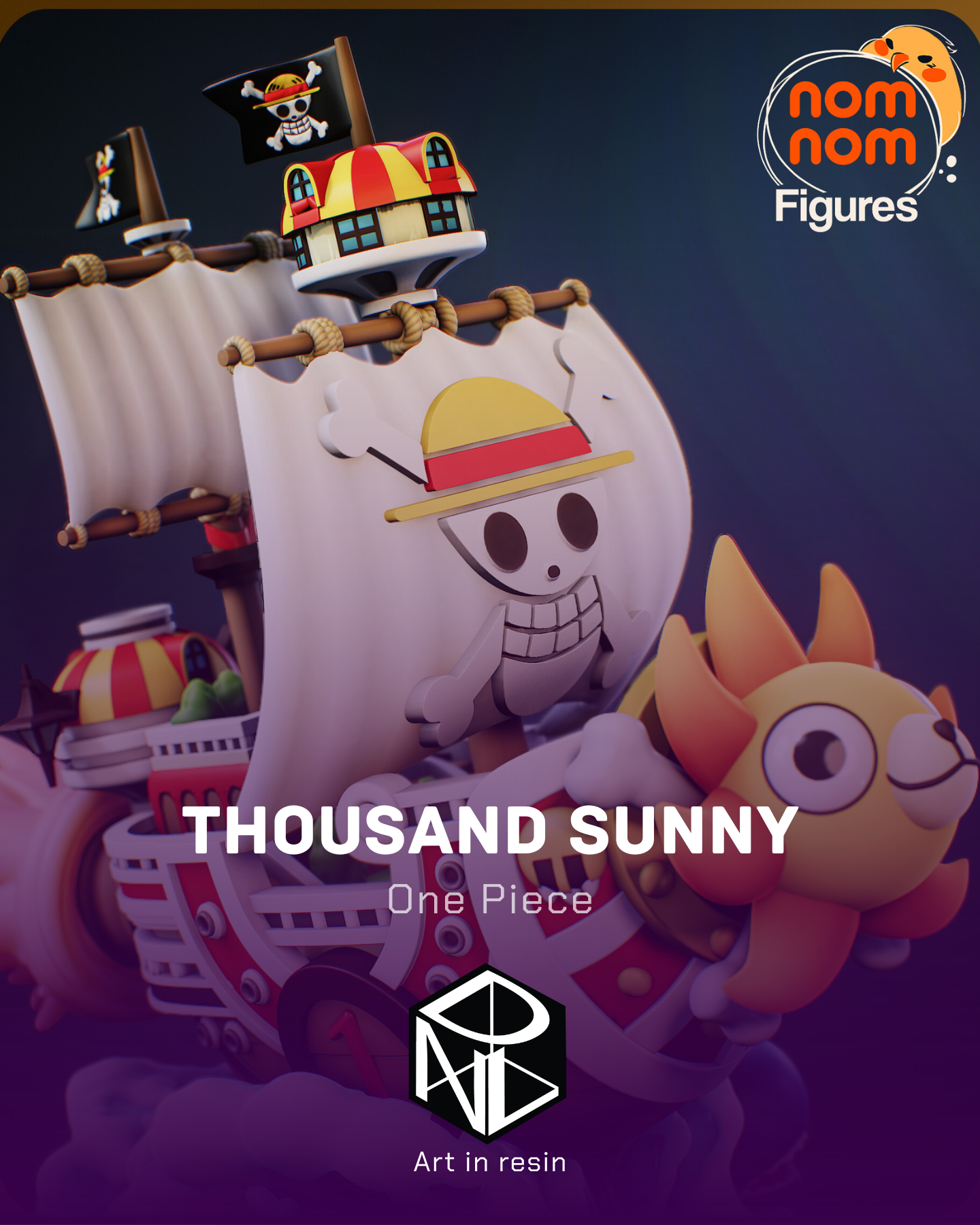 the ship of dreams | 3d resin figure the ship of dreams | 3d resin figure