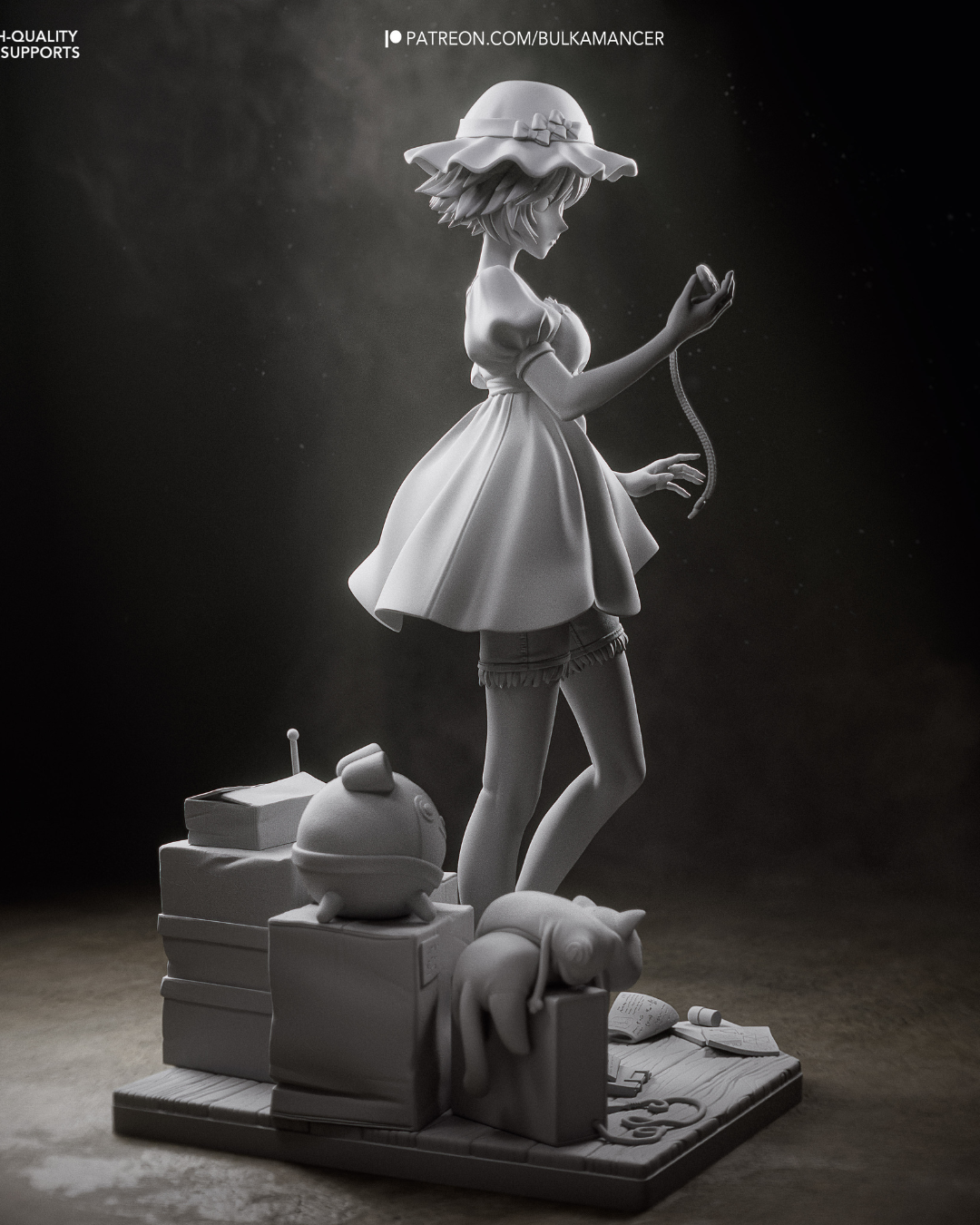 the tutturu girl | 3d resin figure the tutturu girl | 3d resin figure