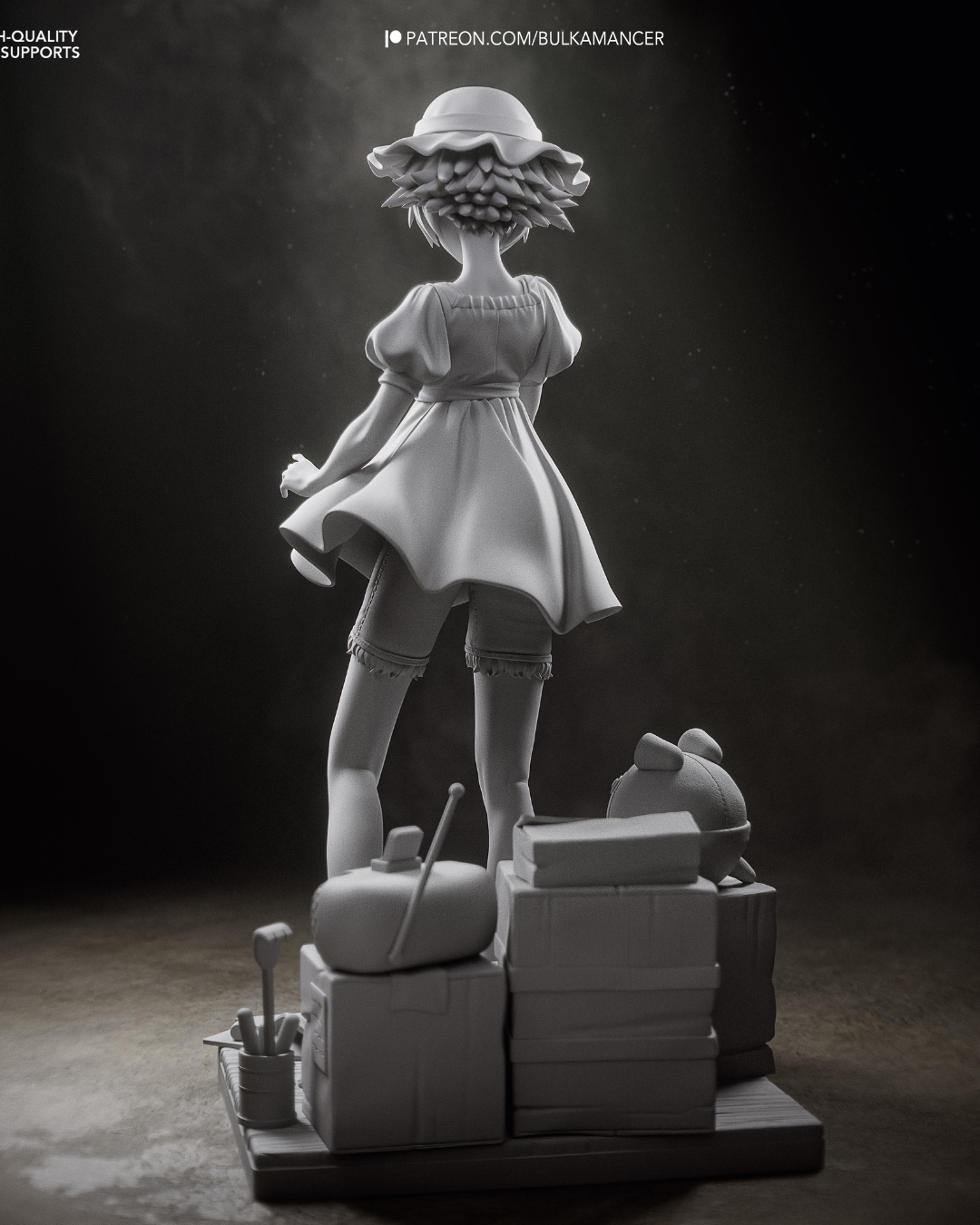 the tutturu girl | 3d resin figure the tutturu girl | 3d resin figure