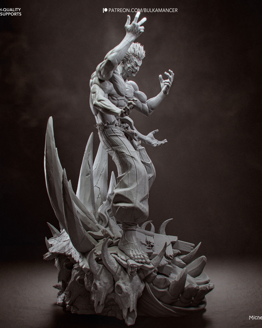the king of curses | 3d resin figure the king of curses | 3d resin figure