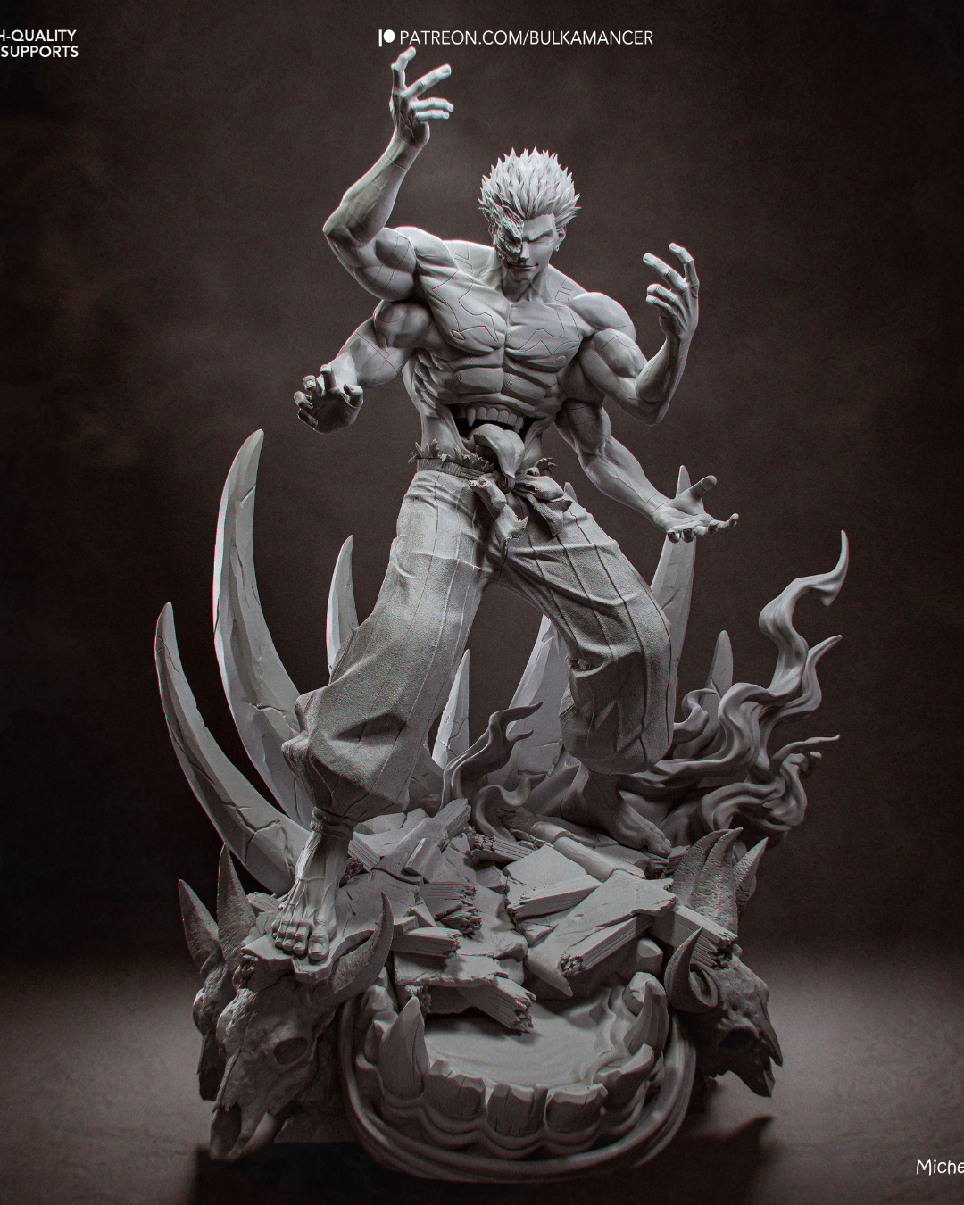 the king of curses | 3d resin figure the king of curses | 3d resin figure