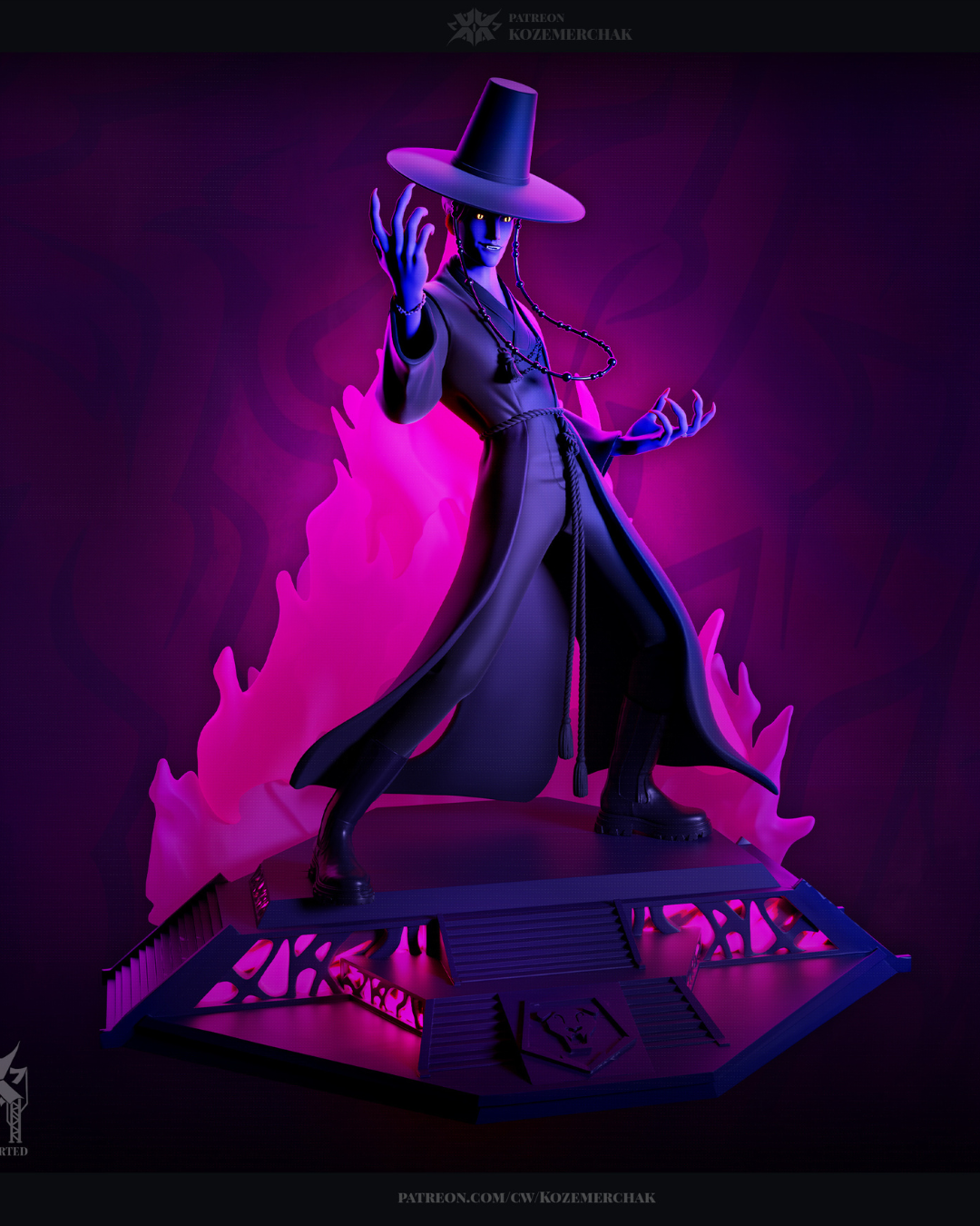 the amulet's champion | 3d resin figure the amulet's champion | 3d resin figure