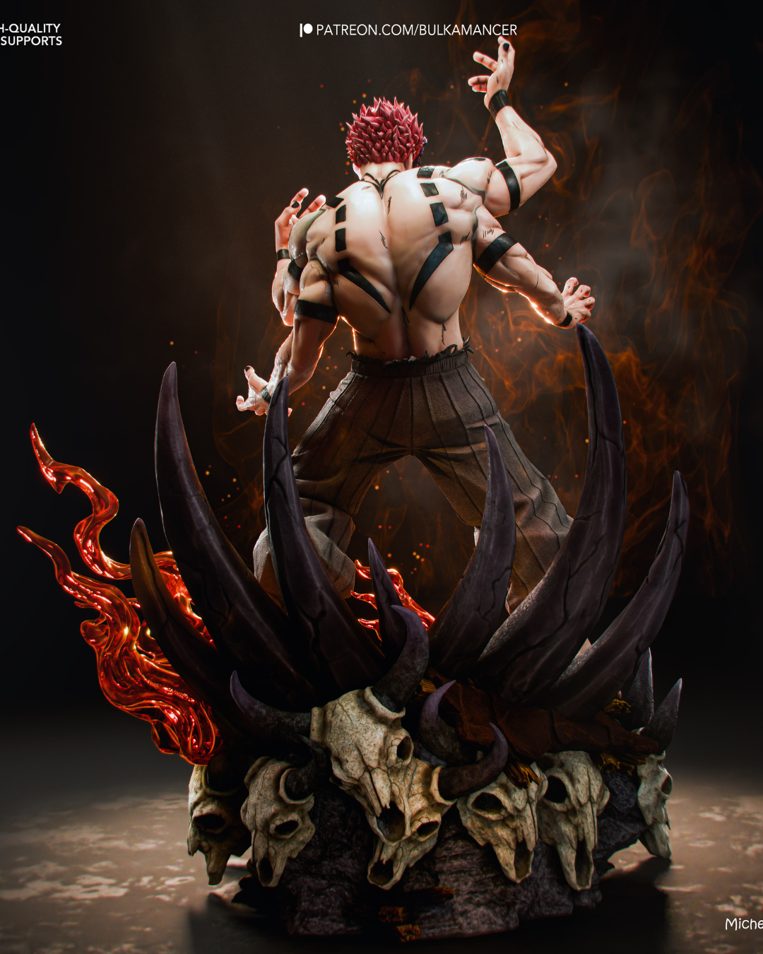 the king of curses | 3d resin figure the king of curses | 3d resin figure