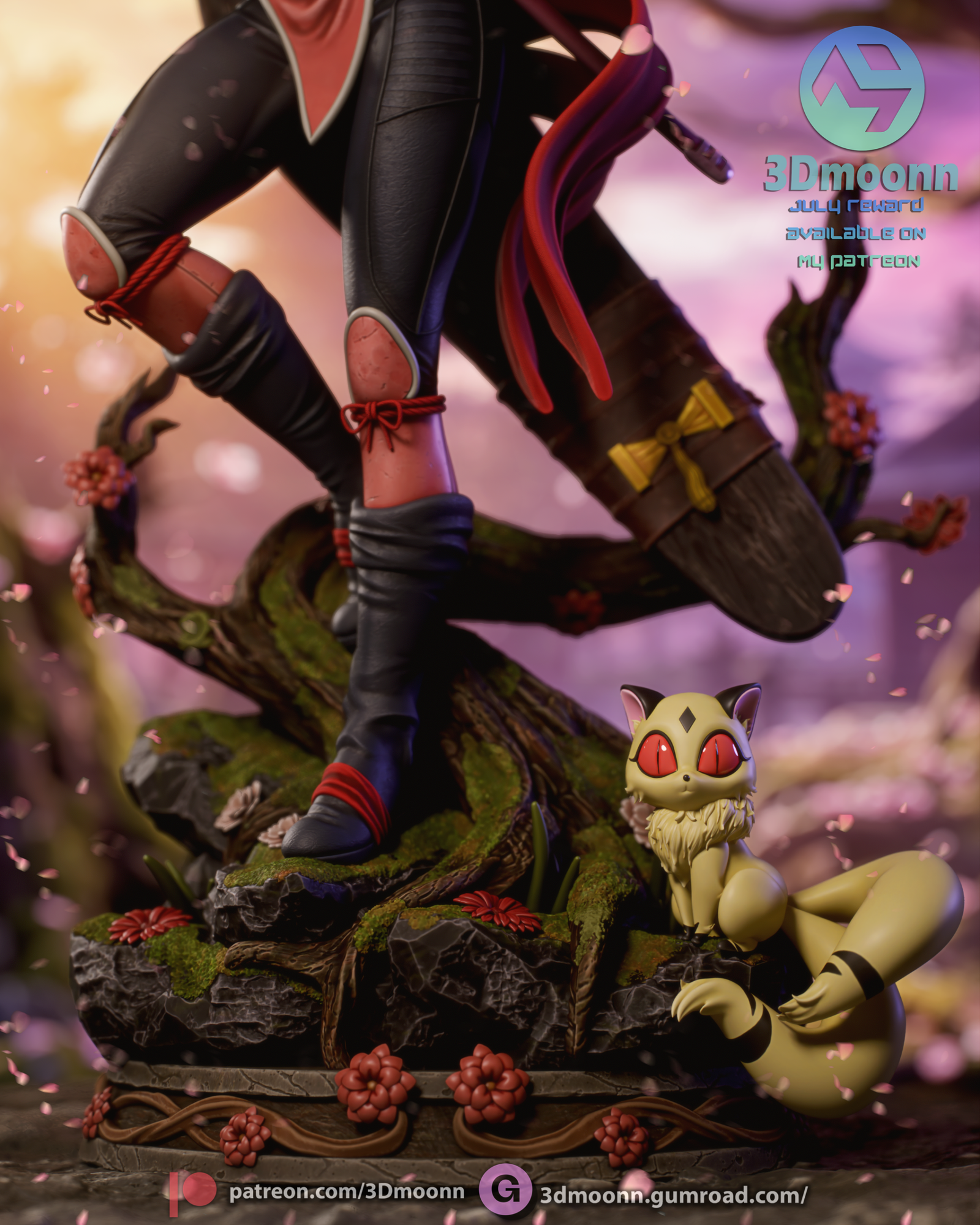 the last of her clan | 3d resin figure the last of her clan | 3d resin figure