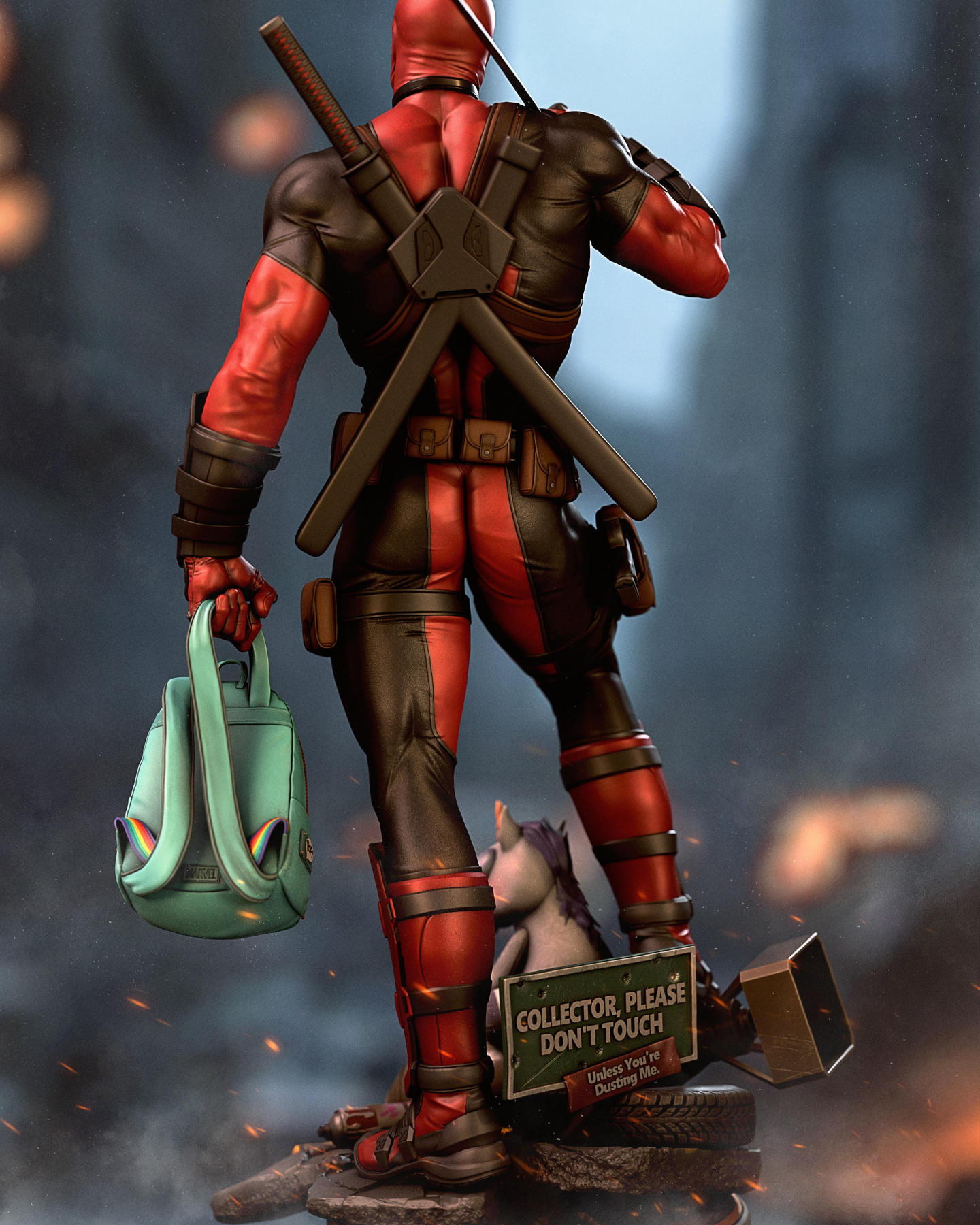 the merc with a mouth | 3d resin figure the merc with a mouth | 3d resin figure