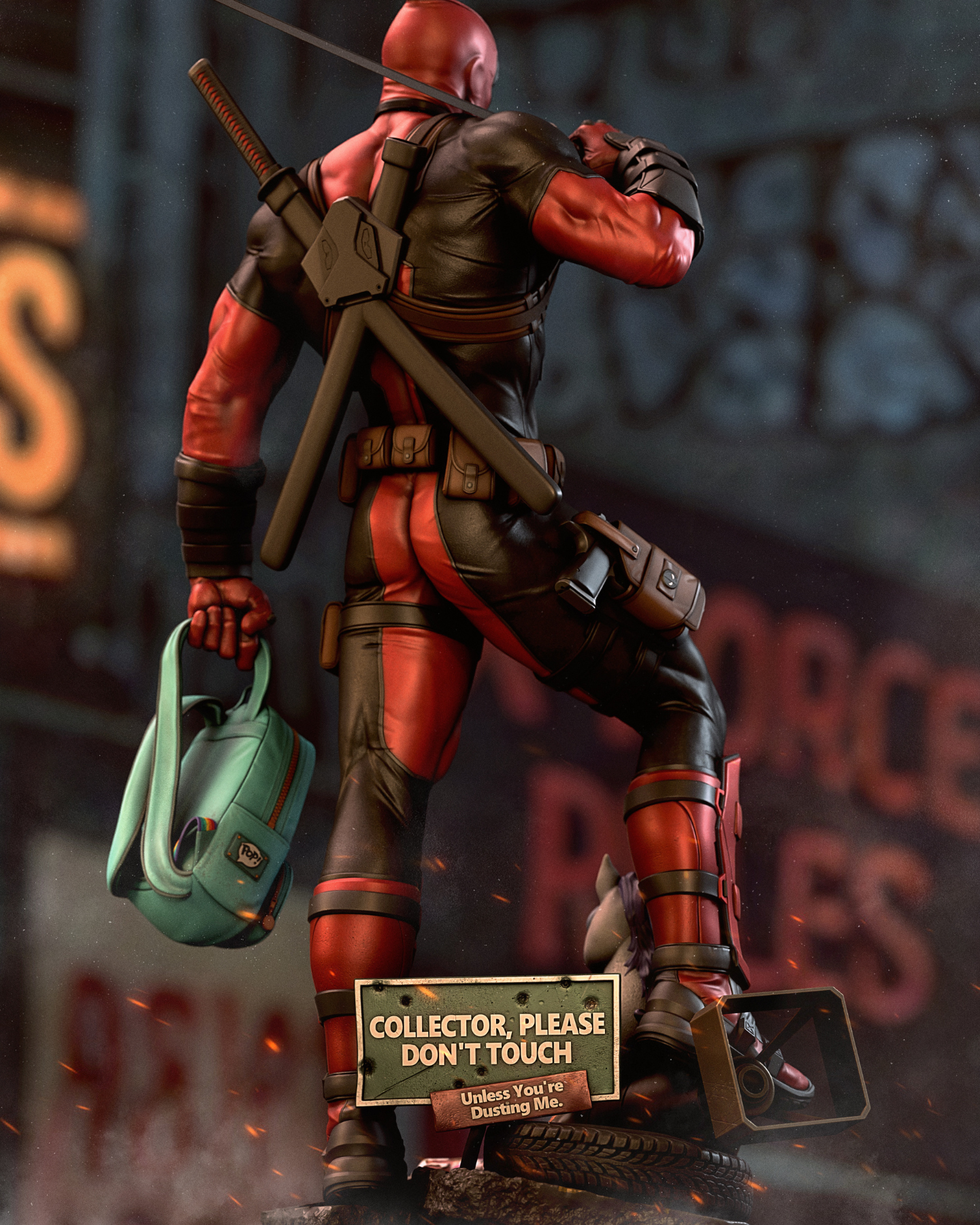 the merc with a mouth | 3d resin figure the merc with a mouth | 3d resin figure