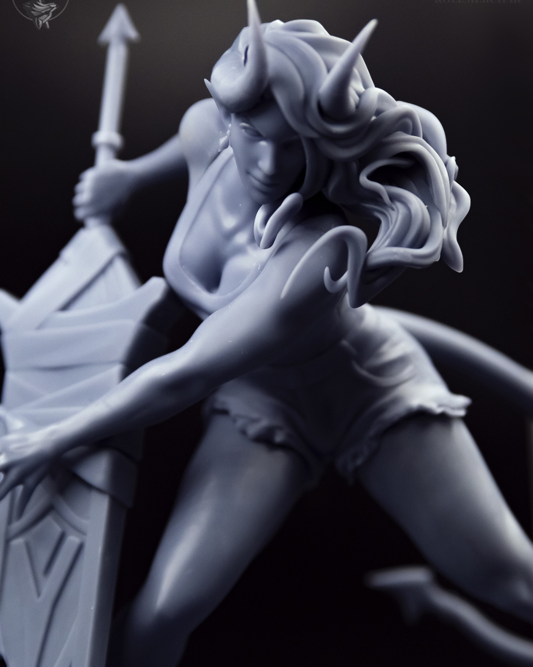the amulet's champion | 3d resin figure the amulet's champion | 3d resin figure