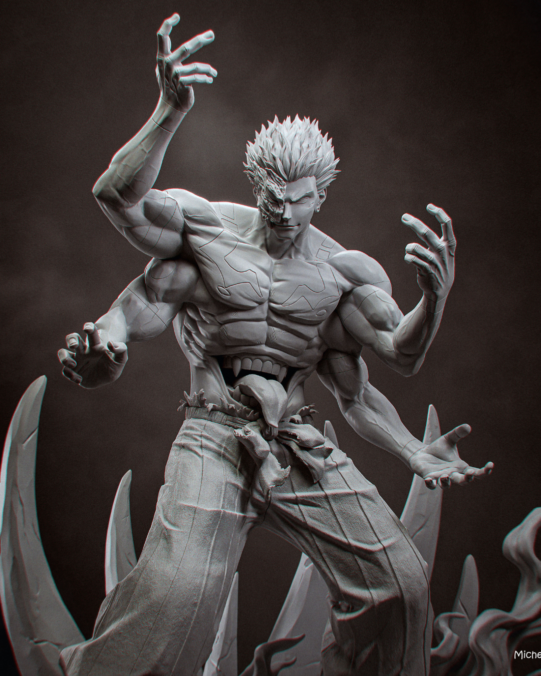 the king of curses | 3d resin figure the king of curses | 3d resin figure