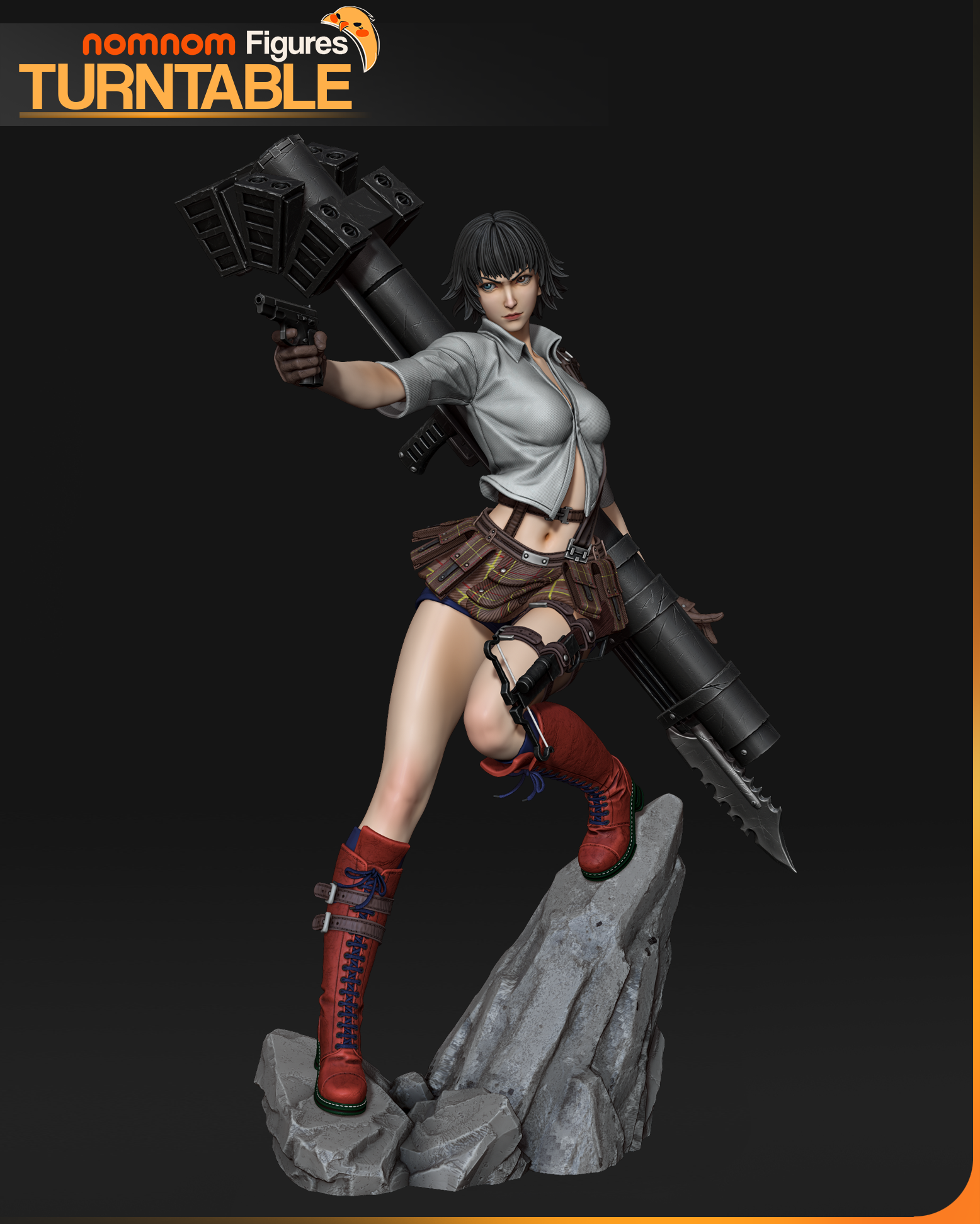 the human devil hunter | 3d resin figure the human devil hunter | 3d resin figure