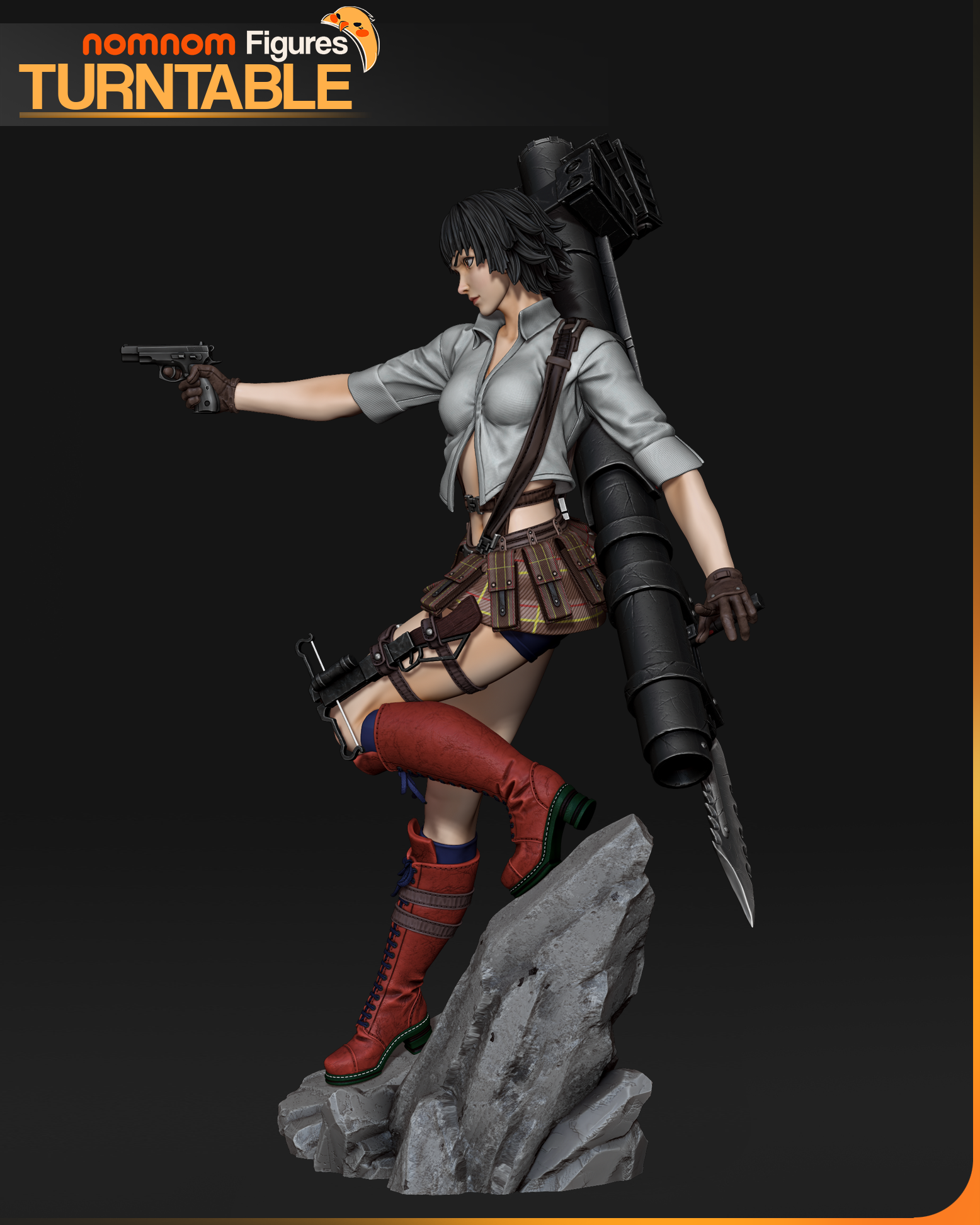 the human devil hunter | 3d resin figure the human devil hunter | 3d resin figure